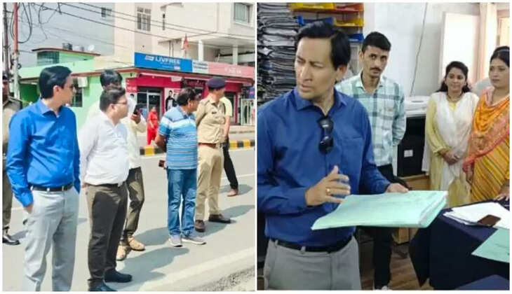 हल्द्वानी - सड़क निरीक्षण करते- करते जल निगम के ऑफिस पहुंच गए IAS दीपक रावत, चार लोगों पर हो गया एक्शन&nbsp;IAS Deepak Rawat Inspaction 