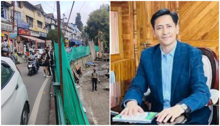 नैनीताल - लोअर मॉल रोड की बदहाली पर कुमाऊं आयुक्त दीपक रावत सख्त, डीएम को जांच के निर्देश