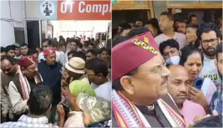 Almora Bus Accident - अस्पताल में घायलों का हालचाल जानने पहुंचे सांसद और कैबिनेट मंत्री को झेलना पड़ा विरोध, काटा हंगामा