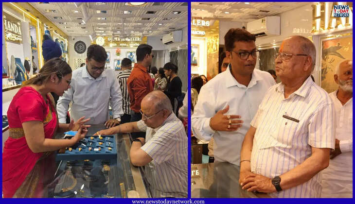 हल्द्वानी - शहर में &lsquo;हांडा बैंगल्स&rsquo; का भव्य शुभारंभ, अक्षय तृतीया पर शुरू हुआ 24 कैरेट गोल्ड पत्रा ज्वेलरी का नया शोरूम