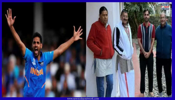 भवाली - बाबा नीब करौरी महाराज के दर पर पंहुचा एक और स्टार, क्रिकेटर भुवनेश्वर कुमार ने कैंची धाम में टेका मत्था