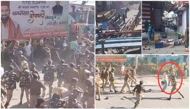 Uttarkashi Mosque Controversy - पहाड़ में हालात हुए बेकाबू मस्जिद को लेकर बबाल जारी, पथराव और फिर हुआ लाठीचार्ज&nbsp;