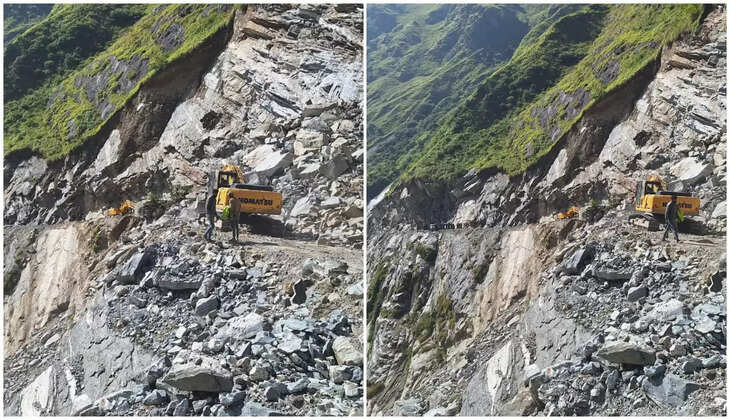 Uttarakhand Accident - धारचूला में बोलेरो कैंपर के ऊपर गिरा भारी चट्टान, नौ लोगों के मरने की आशंका&nbsp;