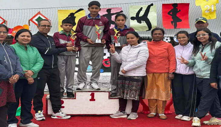 &lsquo;&rsquo;आनंदा एकेडमी में इंटर हाउस वार्षिक खेल महोत्सव 'ड्रिजल' का रंगारंग समापन &lsquo;&rsquo;