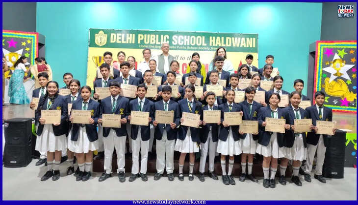 हल्द्वानी - नेतृत्व और प्रतिभा का सम्मान, डीपीएस हल्द्वानी में भव्य अलंकरण और स्कॉलर बैज समारोह, मेधावी छात्र हुए सम्मानित