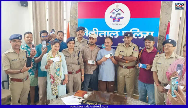 हल्द्वानी - नैनीताल पुलिस को मिली बड़ी सफलता, 56.25 लाख के गुम मोबाइल फोन बरामद, लोगों के चेहरों पर लौटी मुस्कान