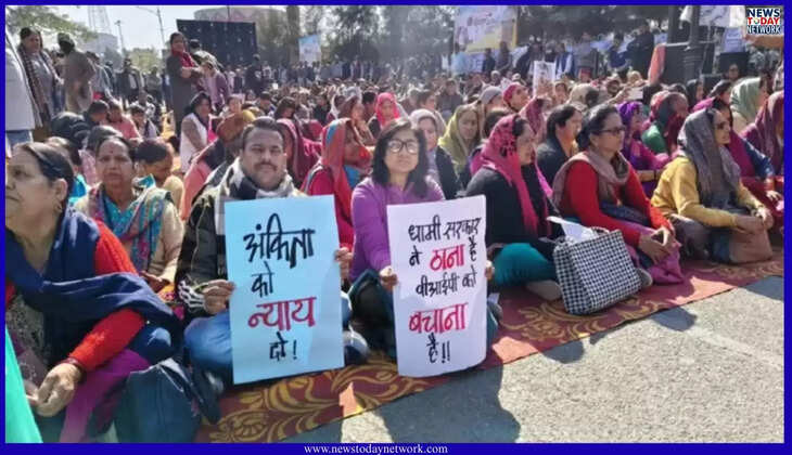 देहरादून - अंकिता भंडारी हत्याकांड, न्याय यात्रा के तहत देहरादून में महापंचायत, माता-पिता भी रहे मौजूद, यह की मांगें&nbsp;