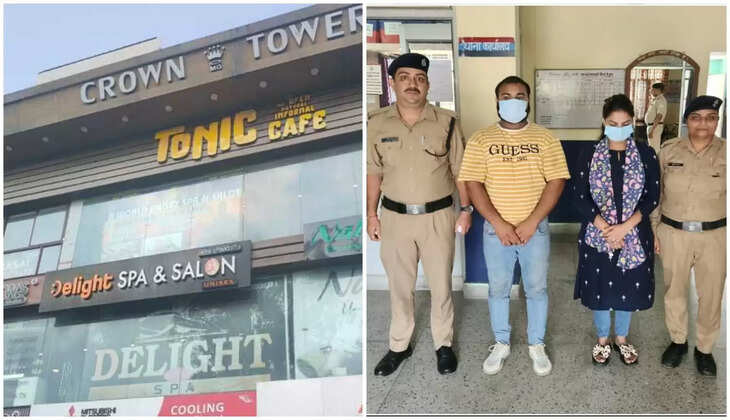 देहरादून - राजधानी में देह व्यापार का भंडाफोड़, आपत्तिजनक सामग्री के साथ महिला मैनेजर और पुरुष गिरफ्तार Crown Tower Dehradun 