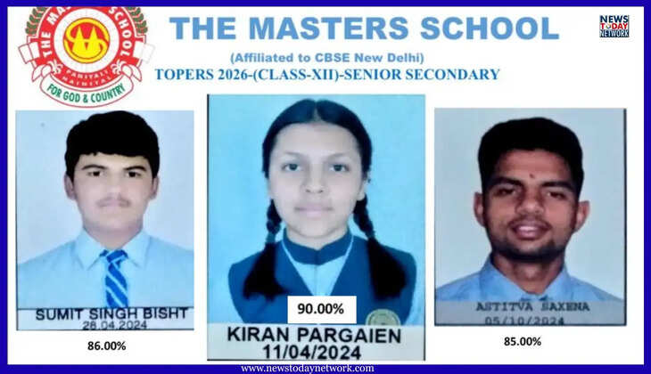 हल्द्वानी - दि मास्टर्स सीनियर सेकेंडरी स्कूल का शत-प्रतिशत रहा 12वीं का परीक्षा परिणाम, इन छात्रों ने किया उत्कृष्ट प्रदर्शन