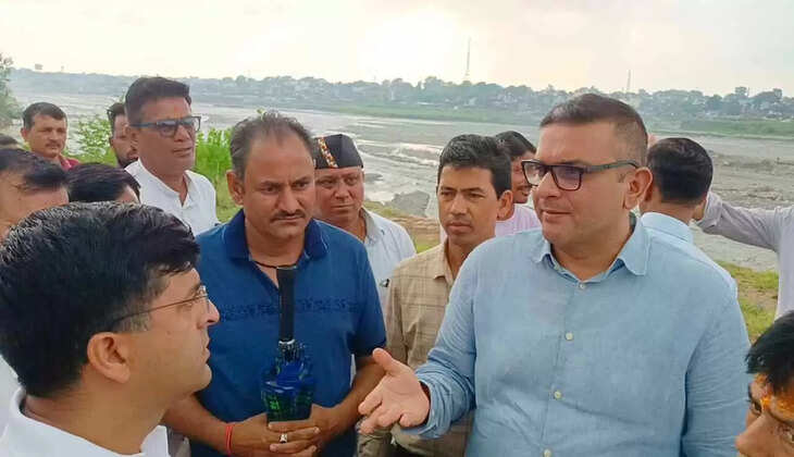 हल्द्वानी - शासन-प्रशासन की अकर्मण्यता का नतीजा है अंतराष्ट्रीय स्टेडियम और गोला पुल के अस्तित्व के साथ खिलवाड़: सुमित हृदयेश