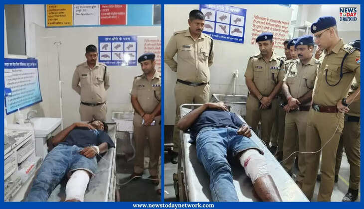 उधम सिंह नगर - जिले में पेट्रोल पंपों पर डकैती करने वाले पांच लुटेरे मुठभेड़ के बाद गिरफ्तार, एक घायल, इस राज्य के हैं बदमाश&nbsp;