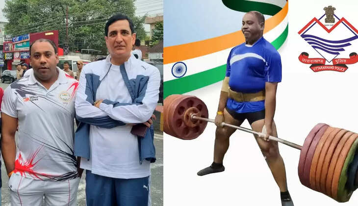हल्द्वानी - SI मुकेश पाल कनाडा में दिखाएंगे पावरलिफटिंग में दमखम, 15 अगस्त पर तिरंगा लहराने की है तैयारी&nbsp;