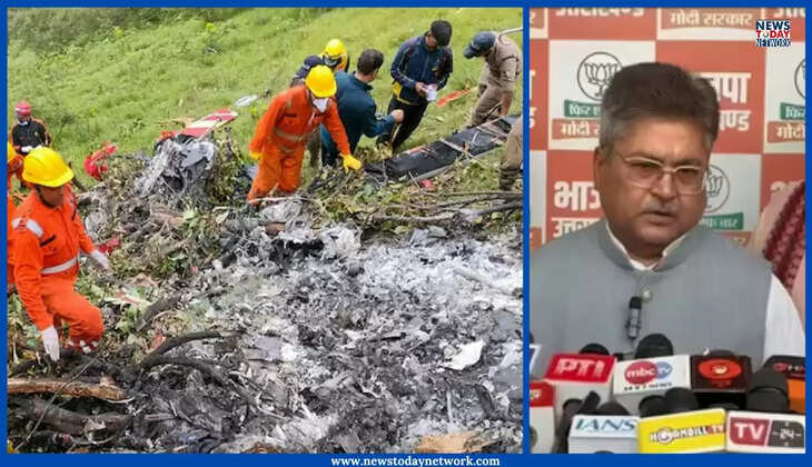 देहरादून - केदारनाथ हेलीकाप्टर हादसे में उत्तराखंड भाजपा प्रभारी के बयान से मचा घमासान, सवाल पूछने पर बिफरे दुष्यंत गौतम 